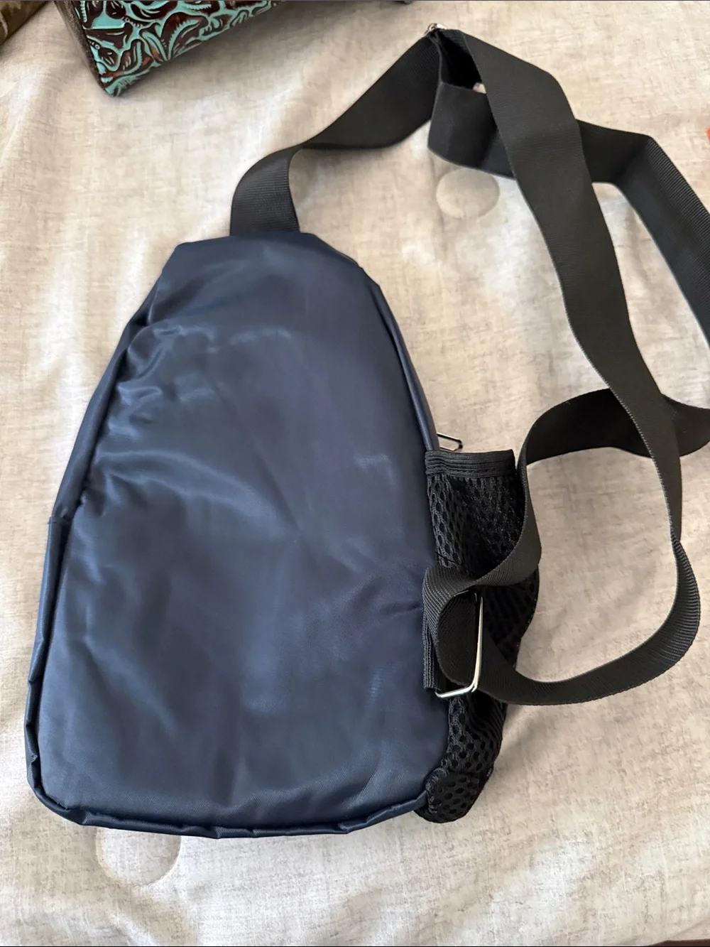 Source Unknown Navy Sport Sling Backpack for Men